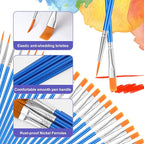 AROIC Small Paint Brushes Bulk, Acrylic Paint Brush - Image 3