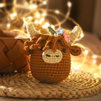 Crochet Kit for Beginners: Highland Cow Crochet Kit, Include Easy Knitting Soft - Image 7