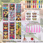 ACRNIGHEET 6PCS Cross Stitch Bookmark Kit - Image 2