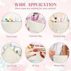 Legigo Blank Canvas Bag Zipper Pouch Makeup Bags Bulk - Image 5
