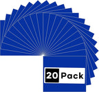 HTVRONT Royal Blue HTV Heat Transfer Vinyl: 20 Pcs 12" x 10" Iron on Vinyl | by HTVRONT