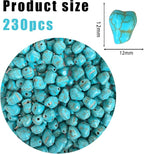 Turquoise Irregular Beads for Bracelet Making - Image 2