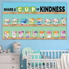 Qyeahkj 17.7in x 20ft Bulletin Board Paper Roll Bulletin Board Background Paper - Image 7