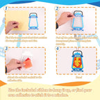 40PCS Sunday School VBS Crafts Bulk: Paper Oil-Lamp Nativity Suncatchers - Image 5