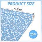 Composition Blue Bulletin Board Paper Roll Blue Dot Bulletin Board Background - Image 2