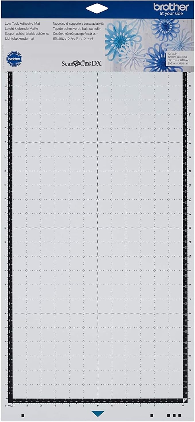 Brother ScanNCut DX Mat CADXMATLOW24, Large 12" x 24" Low Tack Adhesive by Unknown