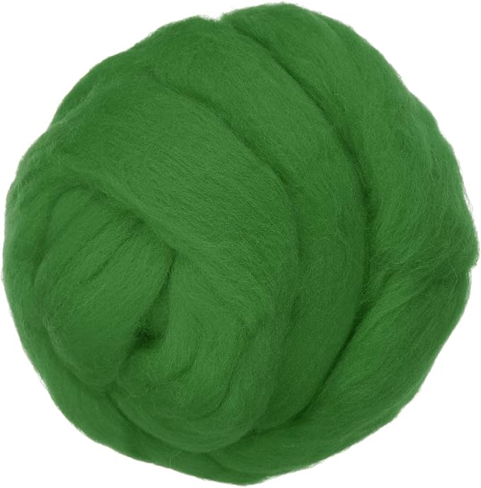 PATIKIL Wool Roving Yarn, 80G/2.82OZ Soft Felting Wool Pure Chunky Roving Yarn by PATIKIL