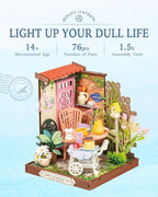 Rolife DIY Mini Building House Miniature Kit-Fancy Tea Yard, Miniature - Image 9