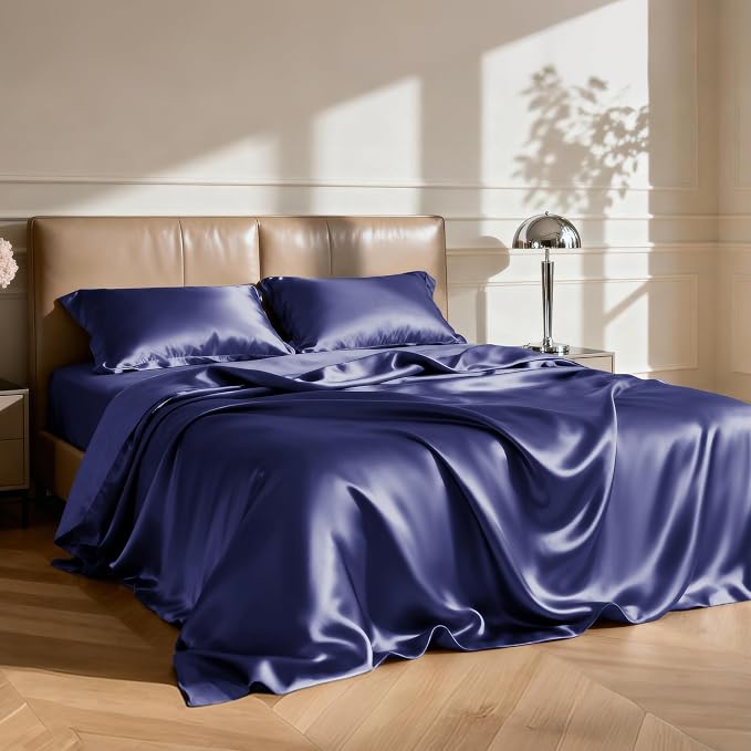 Love's cabin Twin XL Satin Sheet Sets - Image 2