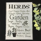 TIAMECH A4 Reusable Herbs Garden Stencil - Image 5