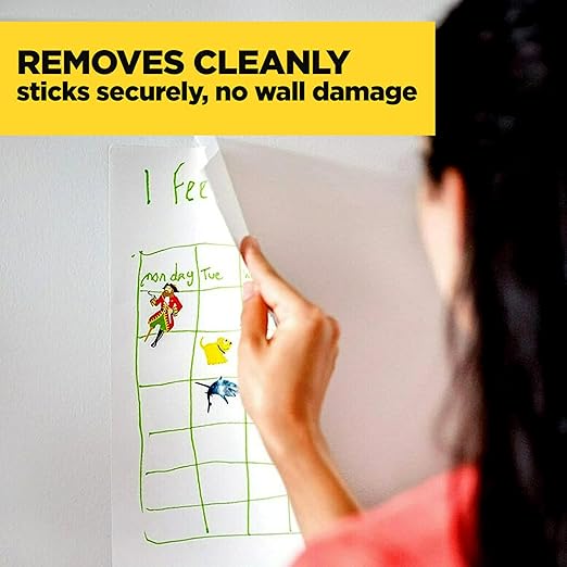 Scotch Wall-Safe Tape, 1 Dispenser Roll, Removable Wall Safe Tape, - Image 5