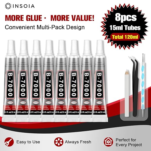 8 PCS 15ml B7000 Glue Clear - Image 2
