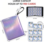 Sparkly Trading Card Binder 9-Pocket Zippered - Image 2