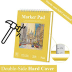 Large Drawing Pad for Markers, 11x14 Spiral Bound Sketchbook for Alcohol Markers - Image 5