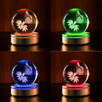 IFOLAINA 3D Butterfly Crystal Ball Decor Lamp Gifts Ideas - Image 6