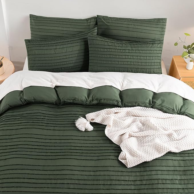 NEXHOME PRO Duvet Cover King, 3 Pieces Boho Tufted Duvet Cover Set, Soft and - Image 7