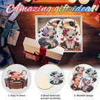8 Pack Diamond Art Coasters, Highland Cow Diamond Painting Coasters Kits | Cow - Image 7