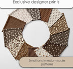 Cotton Satin Patchwork Fabric Panel – 35 Designs, 20×20 cm Squares, Single - Image 3