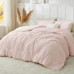 BEDELITE Pintuck Fluffy King Size Comforter Set - Image 3