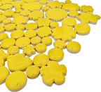500g/1.1lb Ceramic Mosaic Tiles Mixed Shapes of Flowers, Mushrooms - Image 6