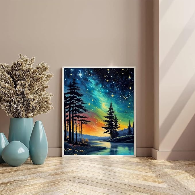 xackcme Starry Sky Paint by Numbers - Image 5