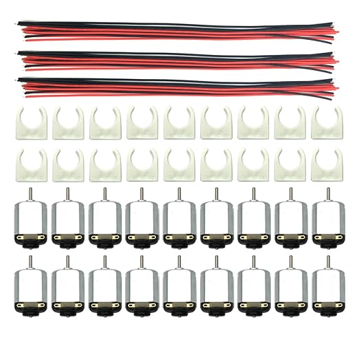 EUDAX 18 Set DC Motors Kit, Mini Electric 1.5-3V 24000RPM Hobby Motor - Image 7