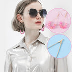 Pndeyo 700pcs Hypoallergenic Hoop Earrings Making Kit, Mix Size Earring Beading - Image 5