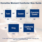 Homelike Moment Comforters Queen Size - Image 6