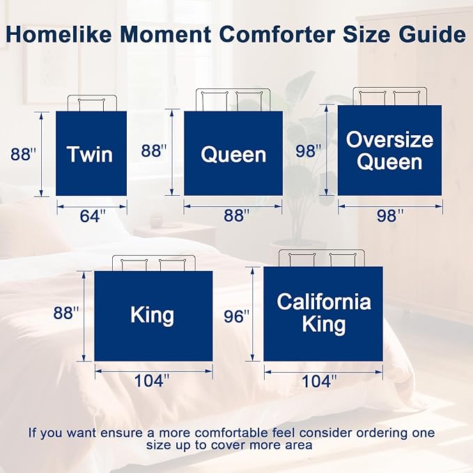 Homelike Moment Comforter King Size - Image 7
