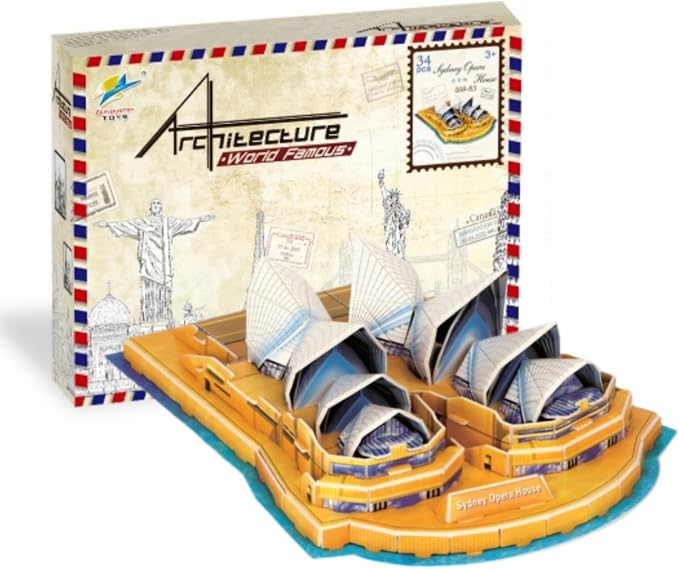 Architecture World Famous of 3D Puzzle.Build Your Own Collection of 17 Global by Unknown