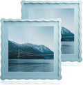 12x12 Wavy Picture Frame With Mat by Unknown