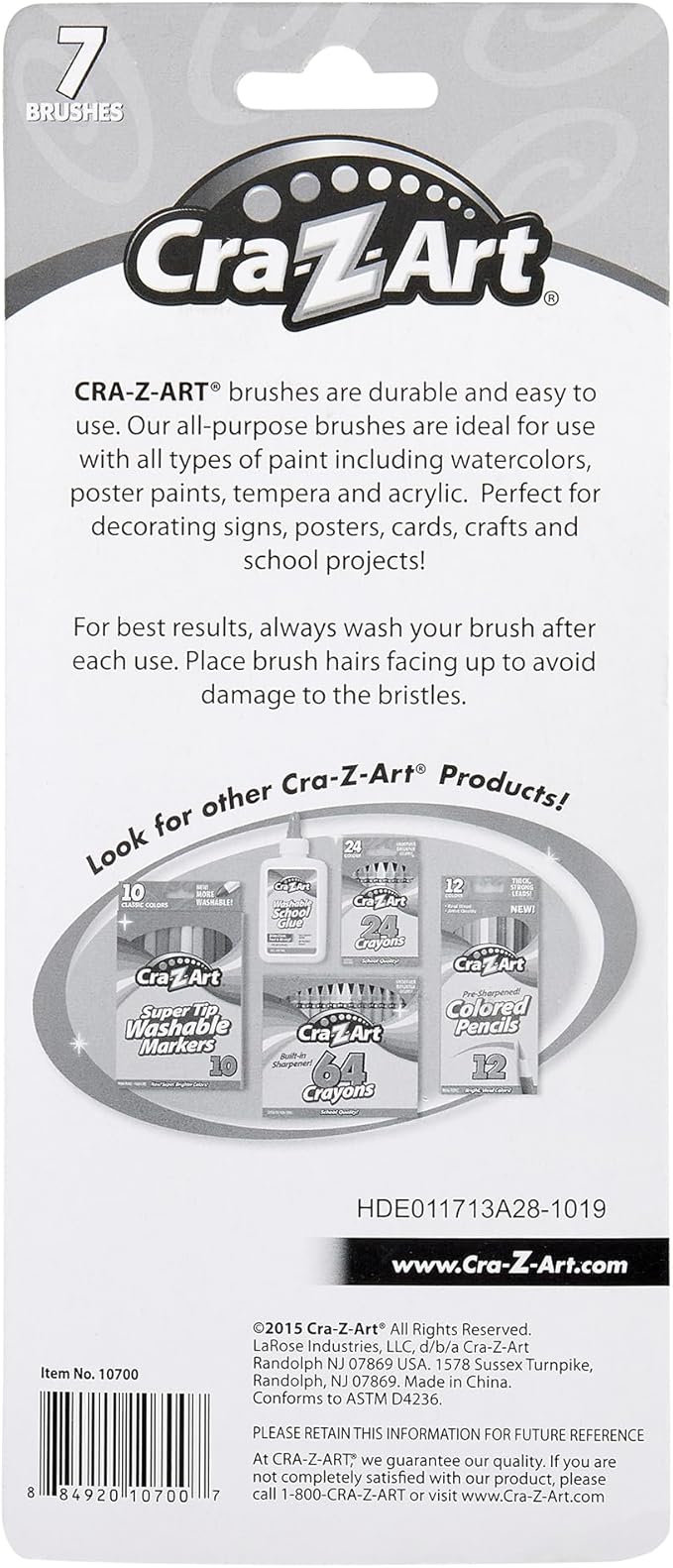 Cra-Z-Art Artist Brushes - Image 4