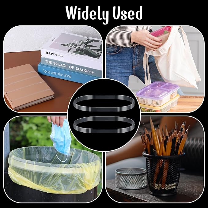 50 Pcs Clear Large Rubber Bands, Transparent High Elastic Rubber Bands - Image 7