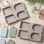 2Pcs Epoxy Resin Molds Resin Keychain Molds Silicone Mold - Image 6