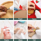 Glitter Silver Hot Melt Glue Stick, Manarty 24 PCS 0.43 Dia x 8" Long Fbric - Image 6