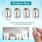 10pcs Micro Led Lights, Battery Powered Tiny Led Lights Small Mini Dollhouse - Image 2