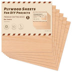 Rowood Oak Plywood Sheets for Laser Cutting, 6 Pack 3mm Thin Unfinished Wood - Image 8