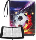 Card Binder – 400 Capacity, Zippered Trading Card Holder by Unknown