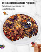 Acrylic Puzzle Suncatcher, Stained Glass Style Art DIY Puzzle - Image 4