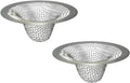 1.0" Small Drain Strainer, Sink Drain Hair Catcher, Bathroom Sink Drain Strainer, 2PCS Drain Mesh Baskets for Laundry, Mop Pool, Utility, Slop, RV Sink, Stainless Steel Drain Filter