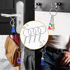 Keychain Rings for Crafts, Flasoo 360Pcs Keychains for Resin Include Key Rings - Image 8