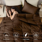 JOLLYVOGUE King Comforter Set, Ultra-Soft Bed in a Bag King Size 7 Pieces - Image 2
