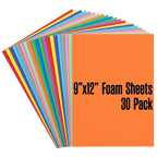 Foam Sheets for Crafts, EVA Foam, 30 Pack 9x12 Inch | Houseables EVA CraFt by Houseables