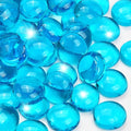 5LB Ocean Blue Flat Glass Marbles by RUOJAS