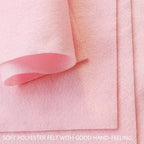 Jtnohx Color Felt, Soft Felt Sheets, 1.4mm Thick 8"x12" Handicraft Felt Fabrics - Image 6