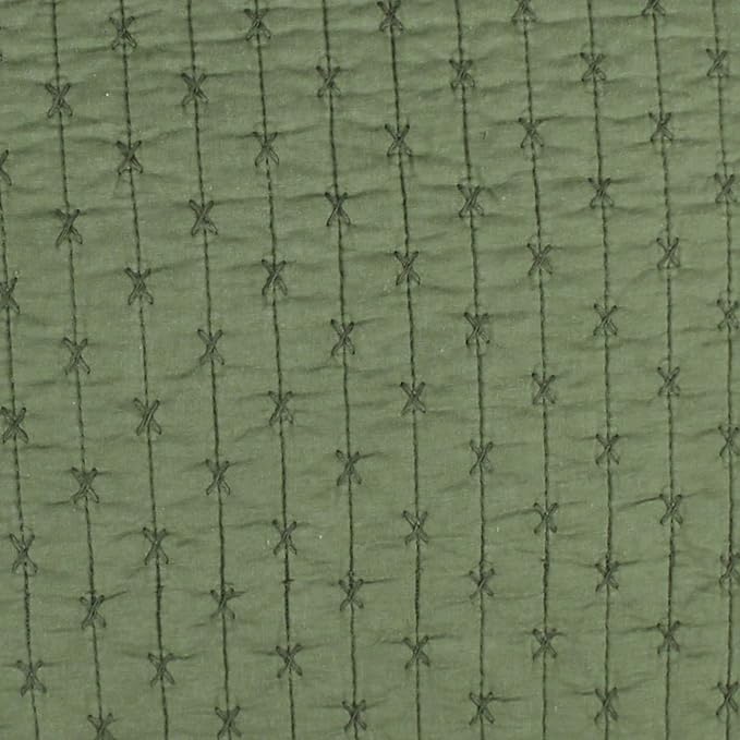 Levtex Home Cross Stitch Reversible Twin Bedspread Set - Image 6