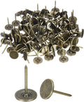 uxcell 150Pcs Upholstery Tacks, 11mmx17mm Flat Head Thumb Tack Decorative by uxcell