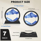 Wai Danie Moving Sand Art Picture 3D Hourglass Deep Sea Sandscape Liquid Motion - Image 4