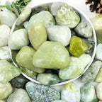 YISZM 5lbs Jade Pebbles for Indoor Plants, 2-3 Inch Natural River Rocks by YISZM-ForYourNaturalLife