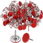 uxcell 150Pcs Upholstery Tacks, 11mmx13mm Flat Head Thumb Tack Decorative by uxcell